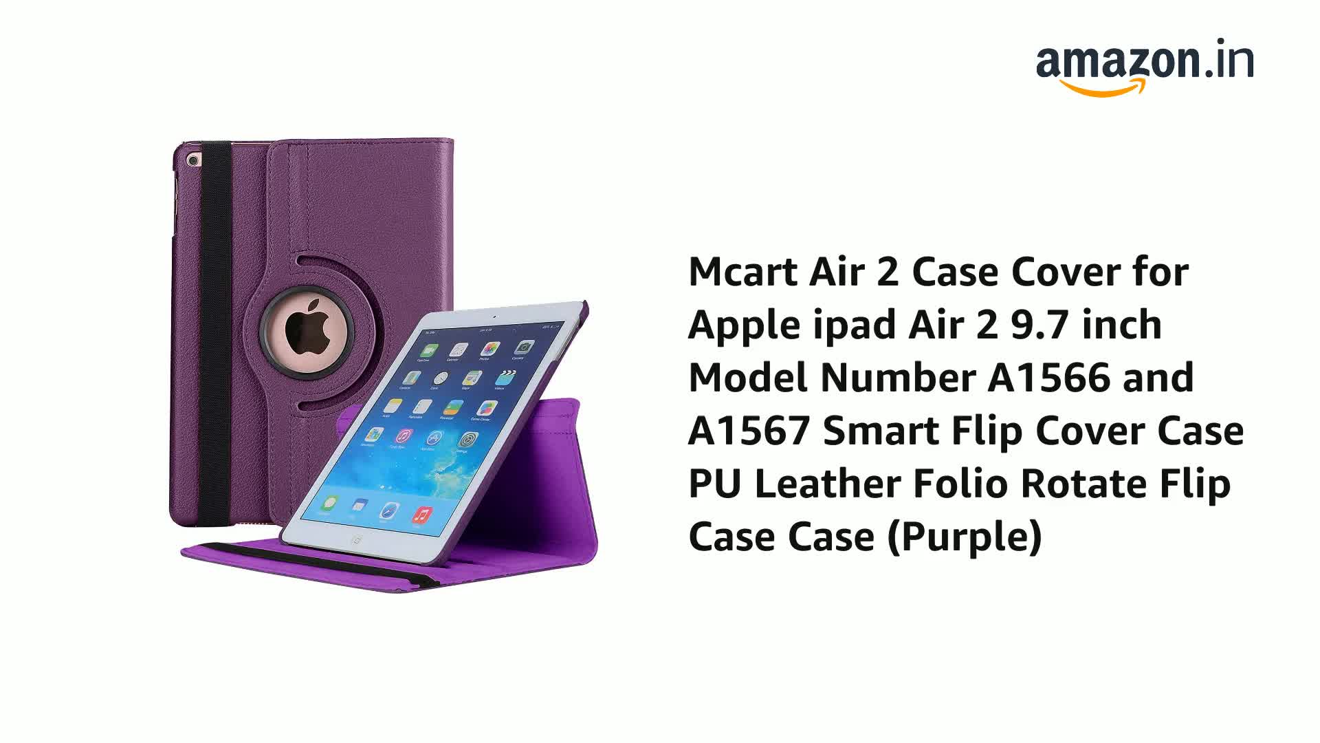 Mcart Air 2 Case Cover for Apple ipad Air 2 9.7 inch Model Number